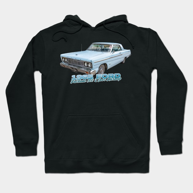 1965 Ford Fairlane 500 2 Door Hardtop Hoodie by Gestalt Imagery